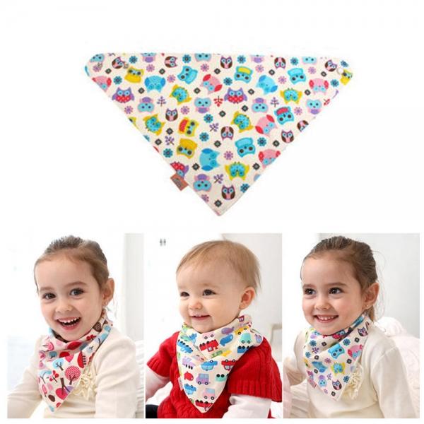 한정특가) 쁘띠베베 유아 넥워머 벨보아 방한 스카프 빕 (부엉이)