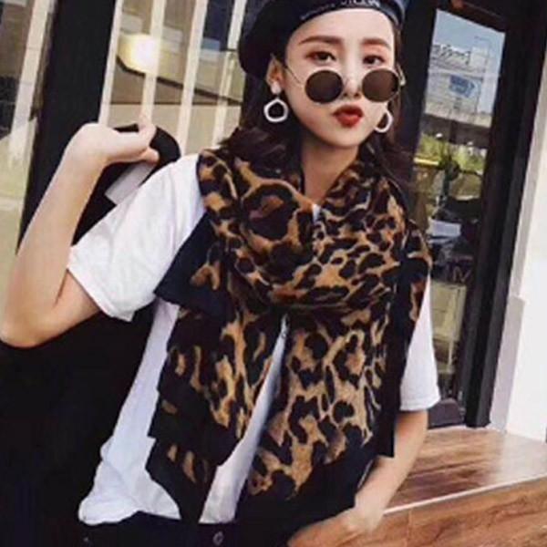 빅스퀘어 호피 스카프 여성스카프 패션