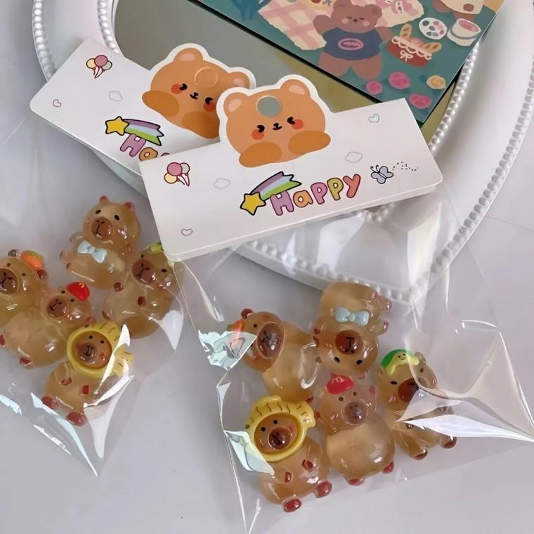 카피바라 미니어쳐 랜덤뽑기 랜덤 가챠뽑기 캡슐토이 카피바라 피규어 토이 캡슐 뽑기 키덜트 이벤트