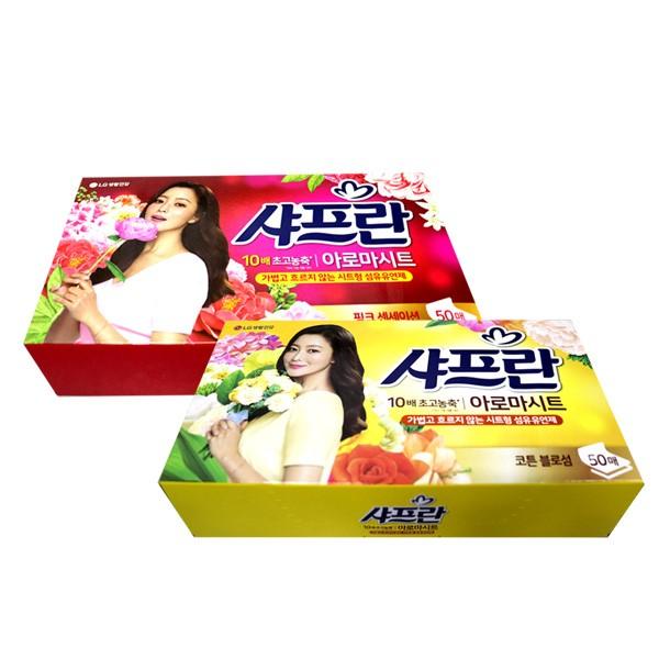 LG 샤프란 아로마시트-TJ/섬유유연제/섬유탈취제/코튼 블로섬/핑크센세이/엘지/고농축 퍼퓸/드럼용