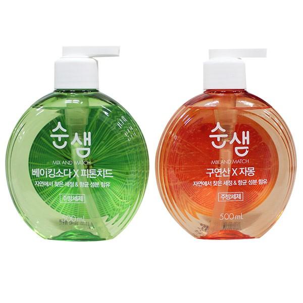 순샘 주방세제 500ml 주방세제 설거지 트리오 세척 주방용품-TJ