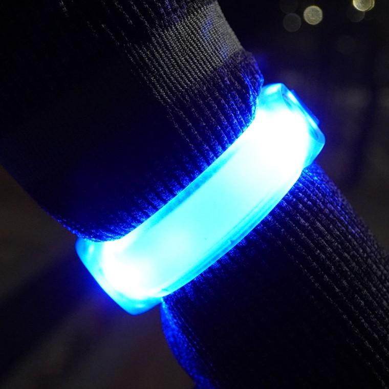 자전거 후미등 야간 스포츠 조깅 LED 암밴드 라이트 B99 블루
