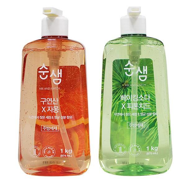 순샘 주방세제 975ml 주방세제 설거지 트리오 세척 주방용품-TJ