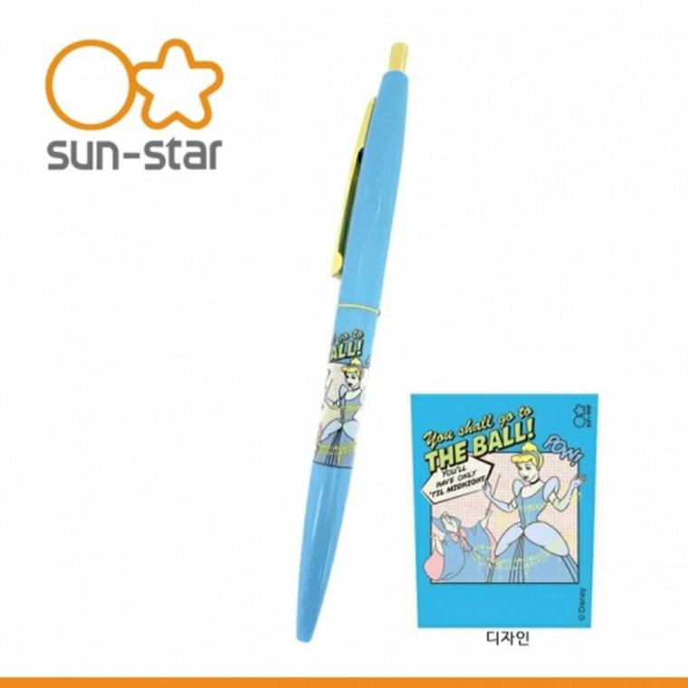 클릭 골드 유성 검정펜 0.5mm 신데렐라
