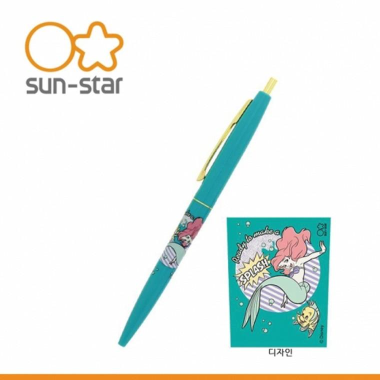 클릭 골드 유성 검정펜 0.5mm 인어공주A