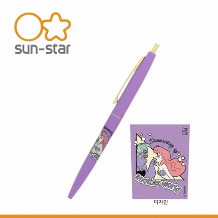 클릭 골드 유성 검정펜 0.5mm 인어공주B