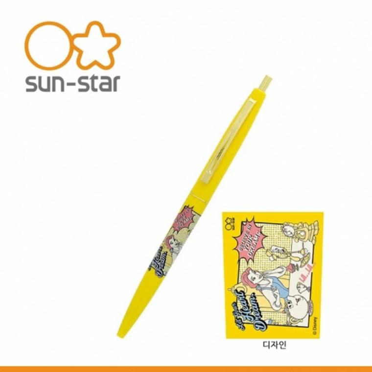 클릭 골드 유성 검정펜 0.5mm 미녀와 야수B