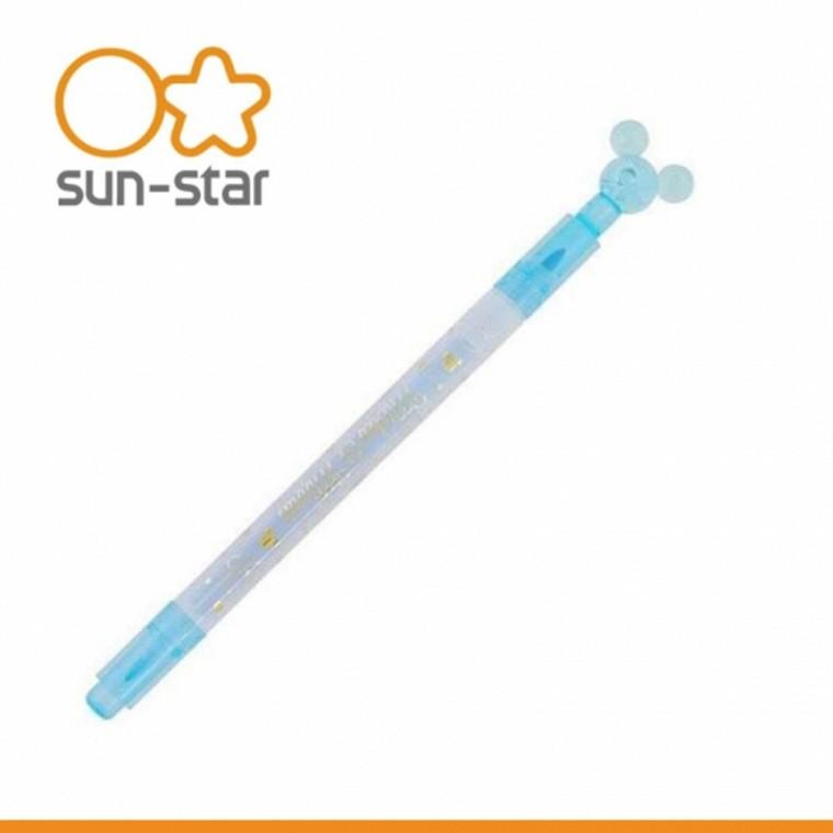 트윈펜 카라팔레 수성 형광펜 미키마우스 라이트블루