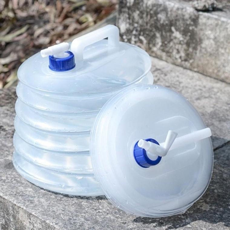 자바라물통 약수통 10L 자바라물통 접이식물통 생수통 캠핑 약수통 식수통