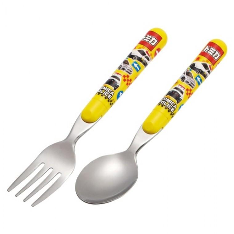 토미카 경찰차 스텐레스 스푼포크 2p세트 14cm
