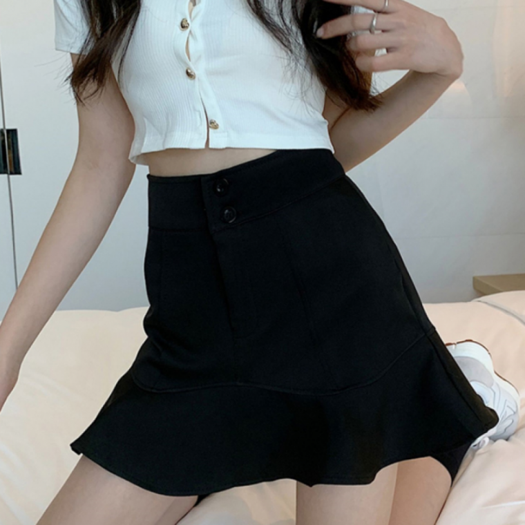 치마바지 속바지 스커트 A라인 시원한 봄 여름 물결