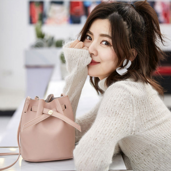 2500배송 잔량덤핑 리본 버킷백 미니백 여성가방 크로스백 숄더백 핸드백