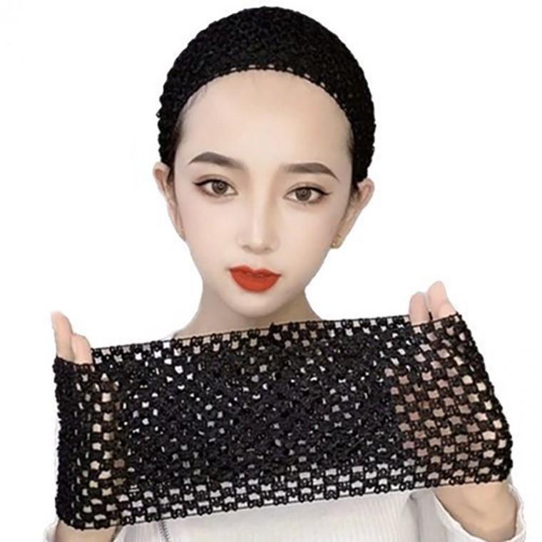 망 헤어밴드 헤어망 머리망 망사 머리띠 DD-13077