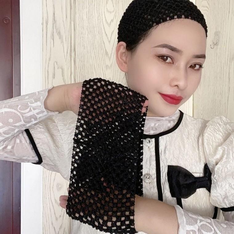 망사 머리띠 망 헤어밴드 헤어망 머리망 M13077