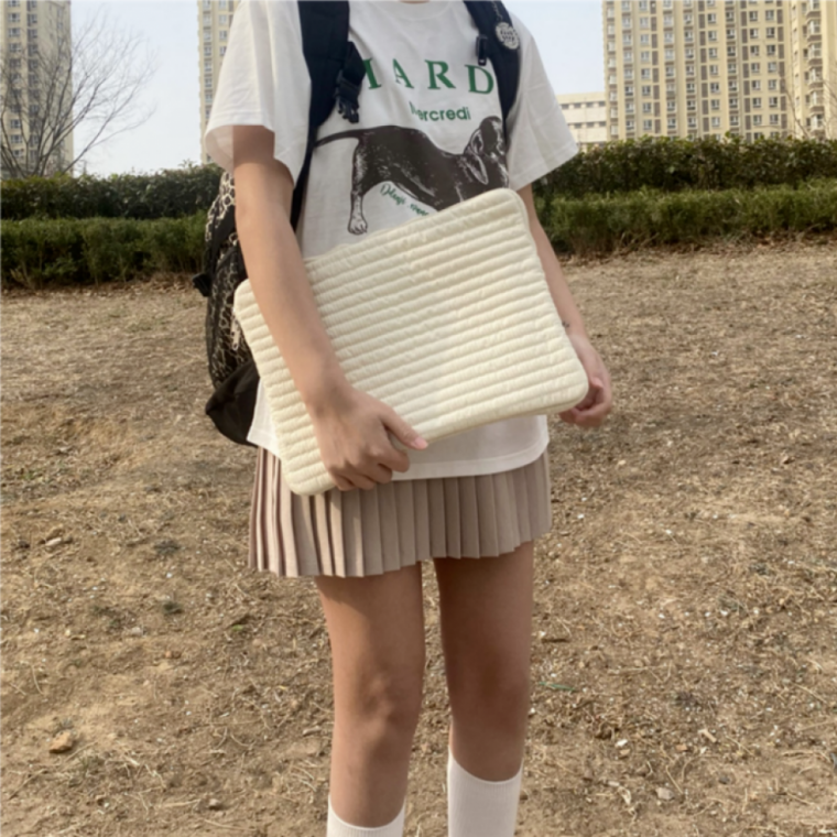 다용도 퀼팅 사이즈 태블릿 파우치 3가지 노트북