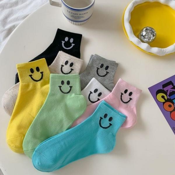 브레 빅 스마일 중목양말 8color
