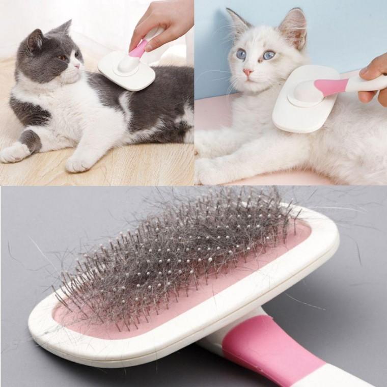 반려동물 회전 브러쉬 고양이 강아지빗