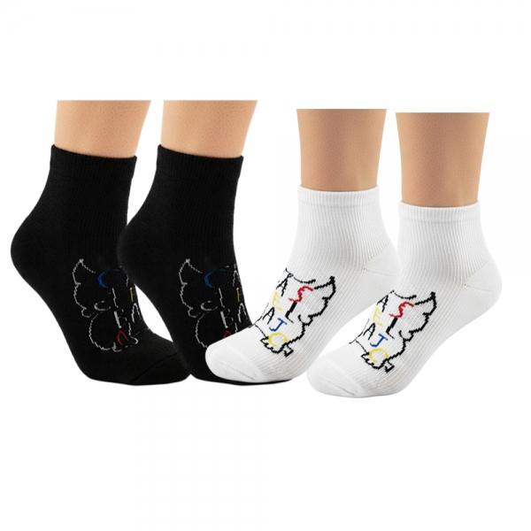 까스텔바작 여성 골프양말 W127 발목 4켤레