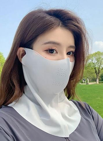 여성 여름 자외선차단 마스크 페이스 얼굴 햇빛가리개 야외활동 골프