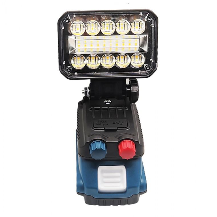 40W LED 충전식 야외 멀티 캠핑 랜턴 조명등 배터리팩 작업등 투광기 W8133