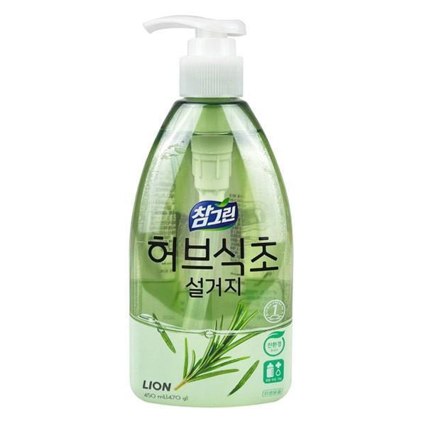 참그린 허브식초 설거지 주방세제 450ml 용기 -TJ 참그린주방세제 트리오 주방세제 세제 세척
