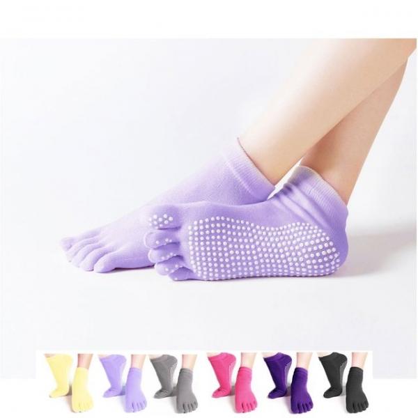 여성 논슬립 유발가락 필라테스 요가 양말 토삭스 3개