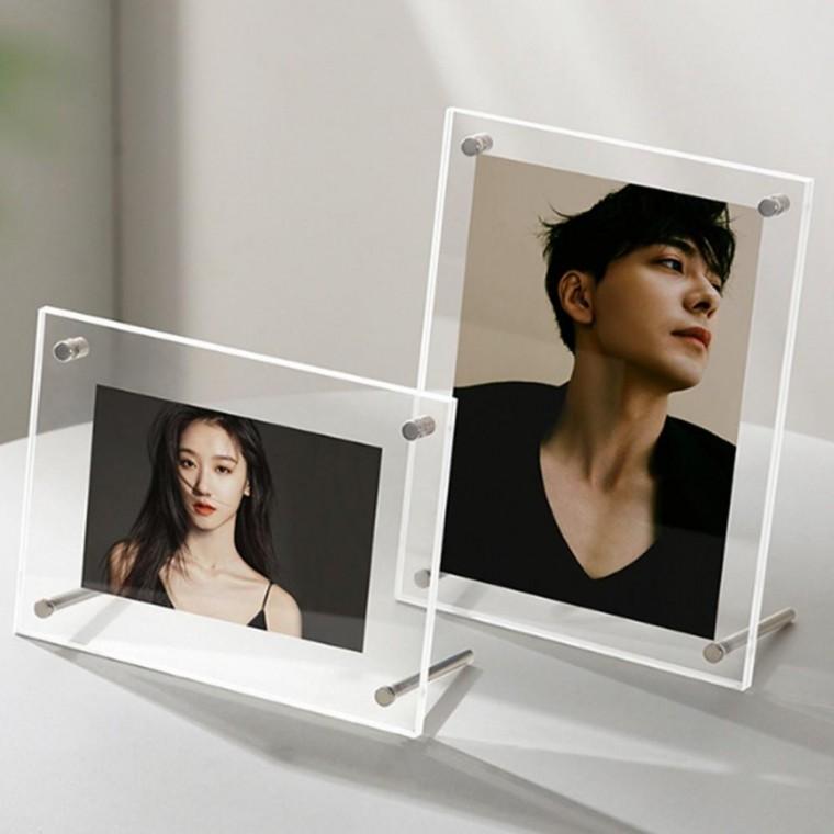 탁상용 아크릴 사진 액자 4x6 5x7 웨딩 백일 돌잔치
