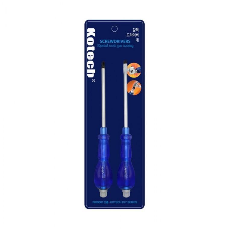 강력 드라이버세트 대 2P K-3860-R 나사 못 공구세트 자석드라이버