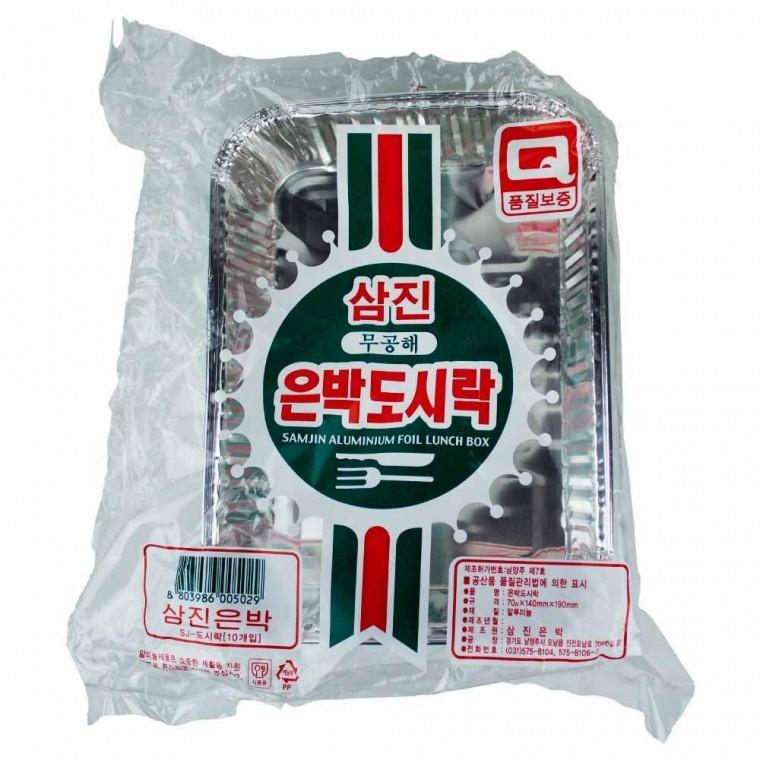 삼진 무공해 은박 도시락 140x190cm 10개입
