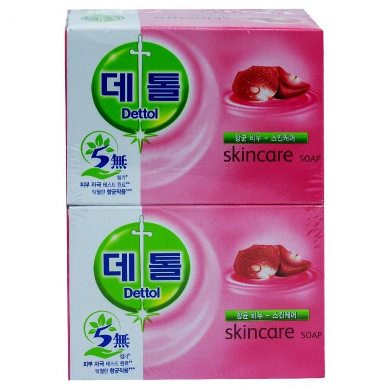 데톨 향균비누 스킨케어 화장비누 95gx4개