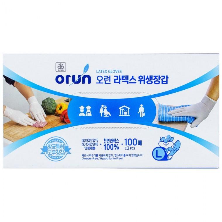 오런 라텍스 위생장갑-대형 100매