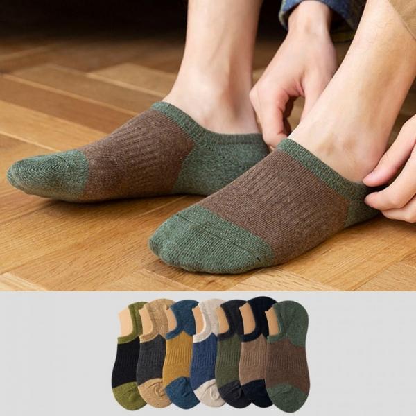 남자 덧신 여름 양말 안벗겨지는 페이크삭스 스니커즈 발목양말 M012