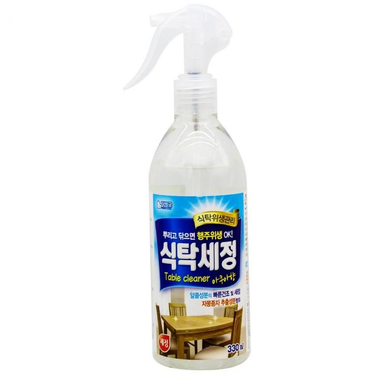 리빙굿 식탁 세정제 스프레이형 아쿠아향 330ml