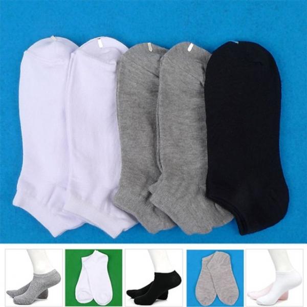 남자 발목양말(무지) 5켤레