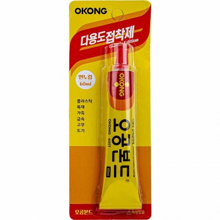 오공본드 다용도접착제 연노랑 60ml