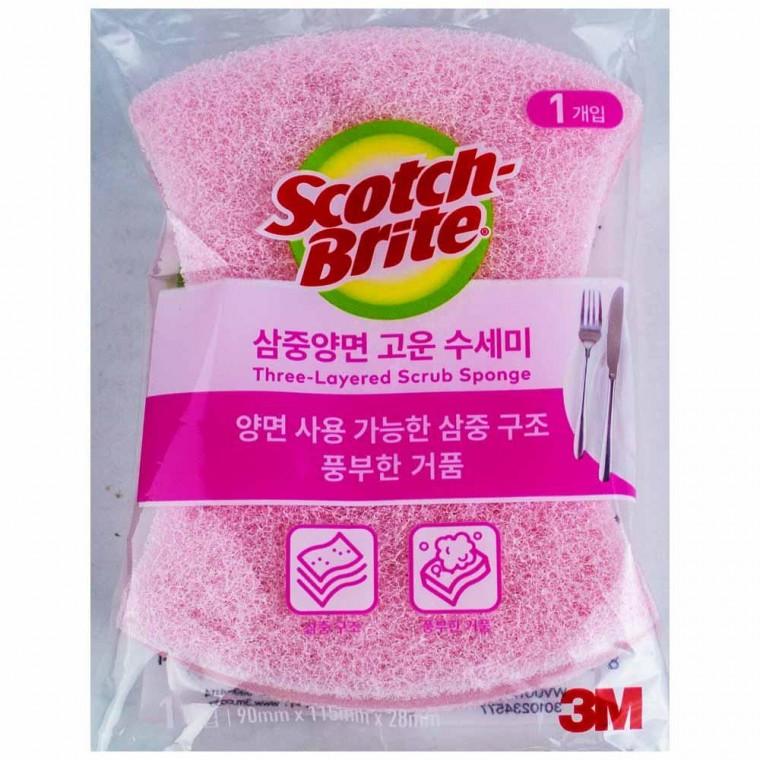 3M 향균 3중 양면 고운 수세미