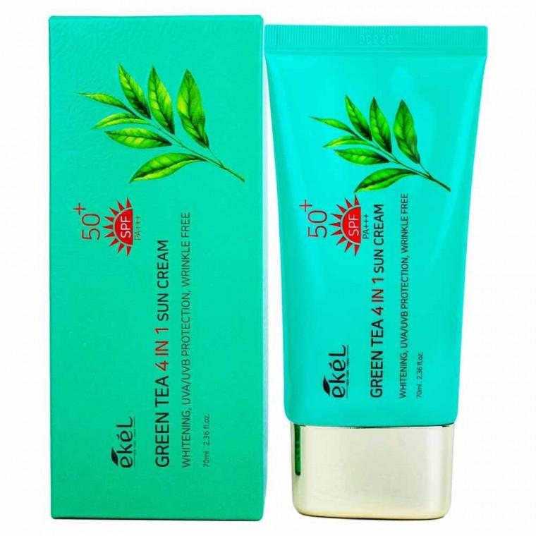 이켈 녹차 포인원 선크림 70ml