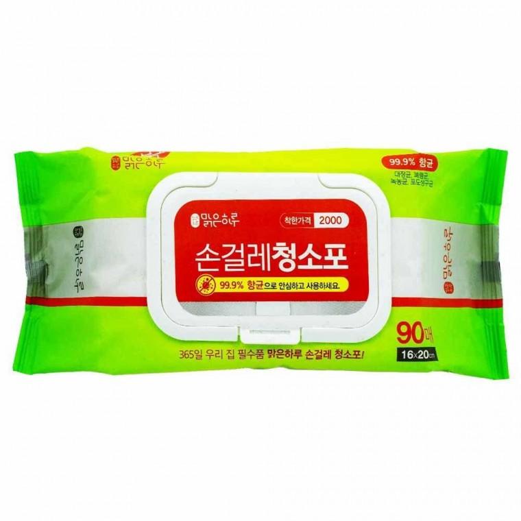 맑은하루 손걸레 청소포 16 x 20cm 90매