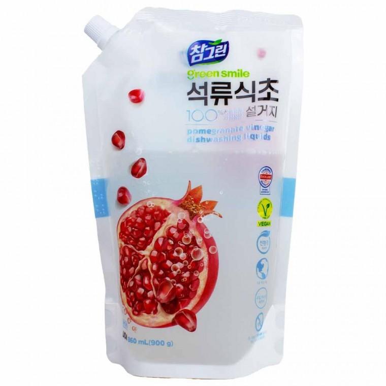 라이온 참그린 석류식초설거지 리필 900g