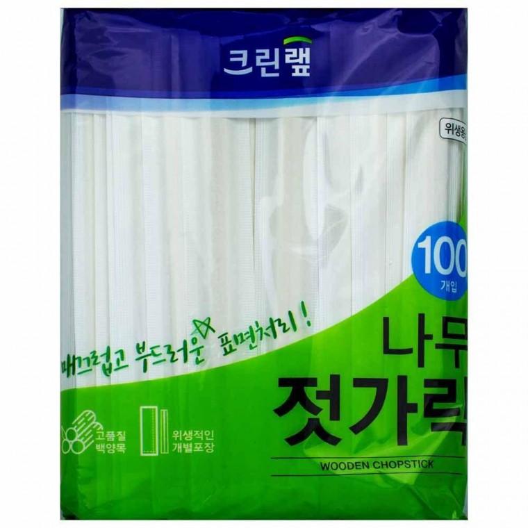 크린랩 나무젓가락 100개입