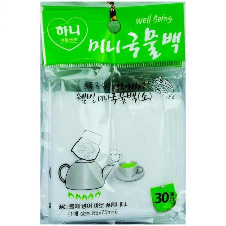 하니 웰빙 미니 국물백(소) 85x75mm 30매입 5개
