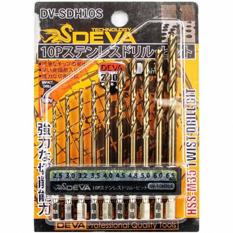 DEVA 10P 철 드릴비트 DV-SDH10S(166061)