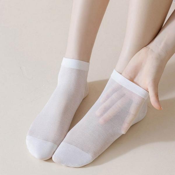 아이스실크 여성양말 시스루 여자양말