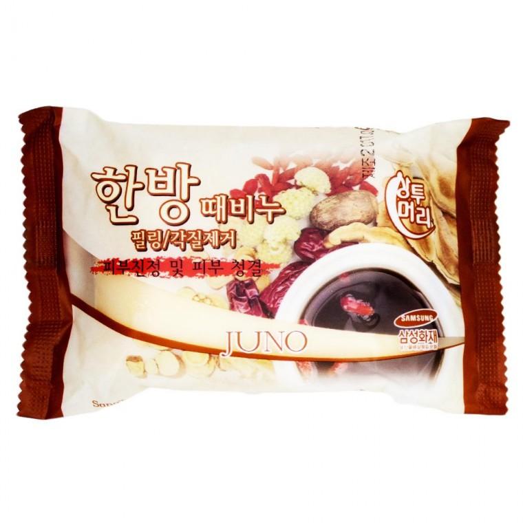 상투머리 한방 때비누 150g