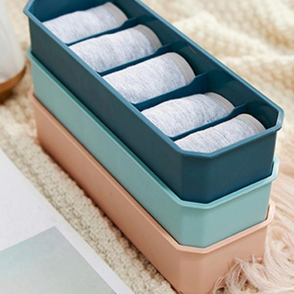 5칸 칸칸이 양말 정리함 칸막이 속옷 보관함