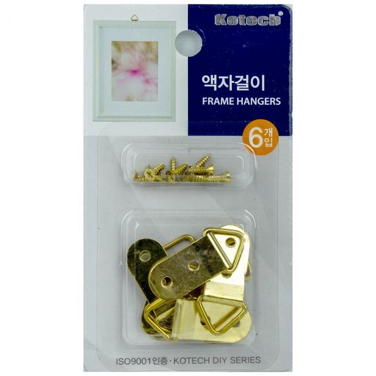 코텍스 액자걸이 6개입 K-7967 색상랜덤