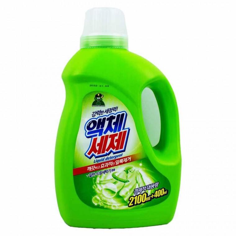 산도개비 강력한 세탁력 액체 세제 2500ml