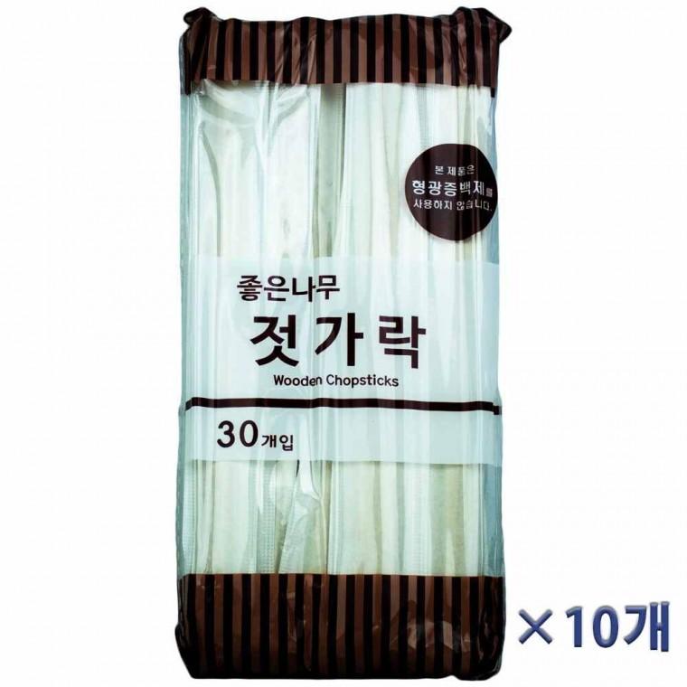 태광 좋은나무 젓가락 30개입 10개
