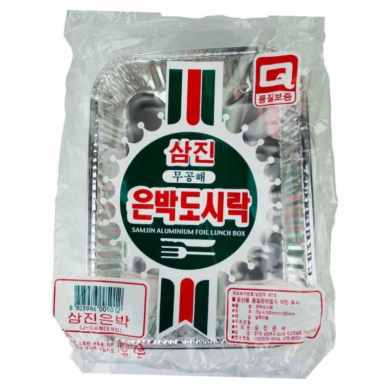 삼진 무공해 은박 도시락 140x190cm 5개입