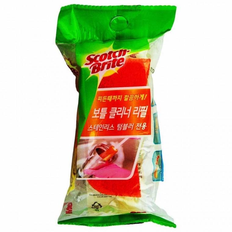 3M 보틀 클리너 스테인리스 텀블러 전용 리필 50x100x25mm